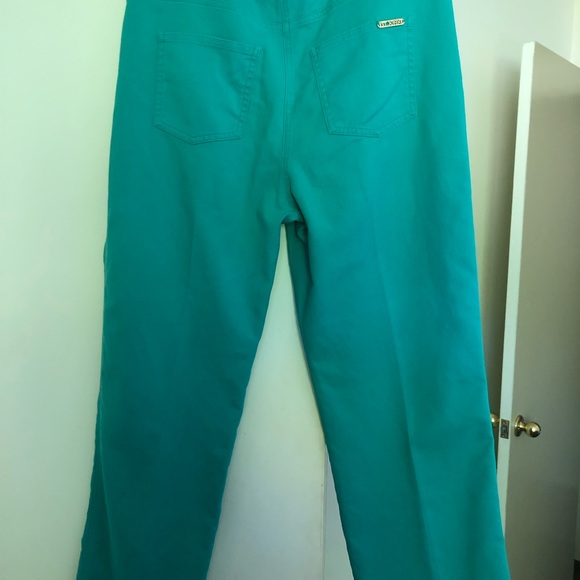 Turquoise St John pants - summer styling - Picture 2 of 7